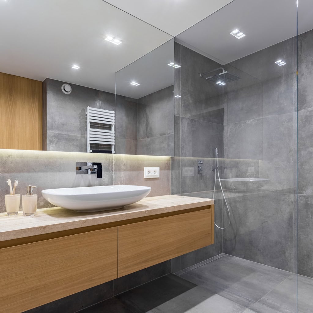 Nieuwe douche installeren